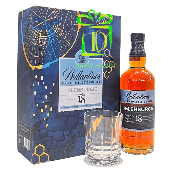 Ballantine's 18 Năm The Glenburgie - Hộp Quà Tết 2023