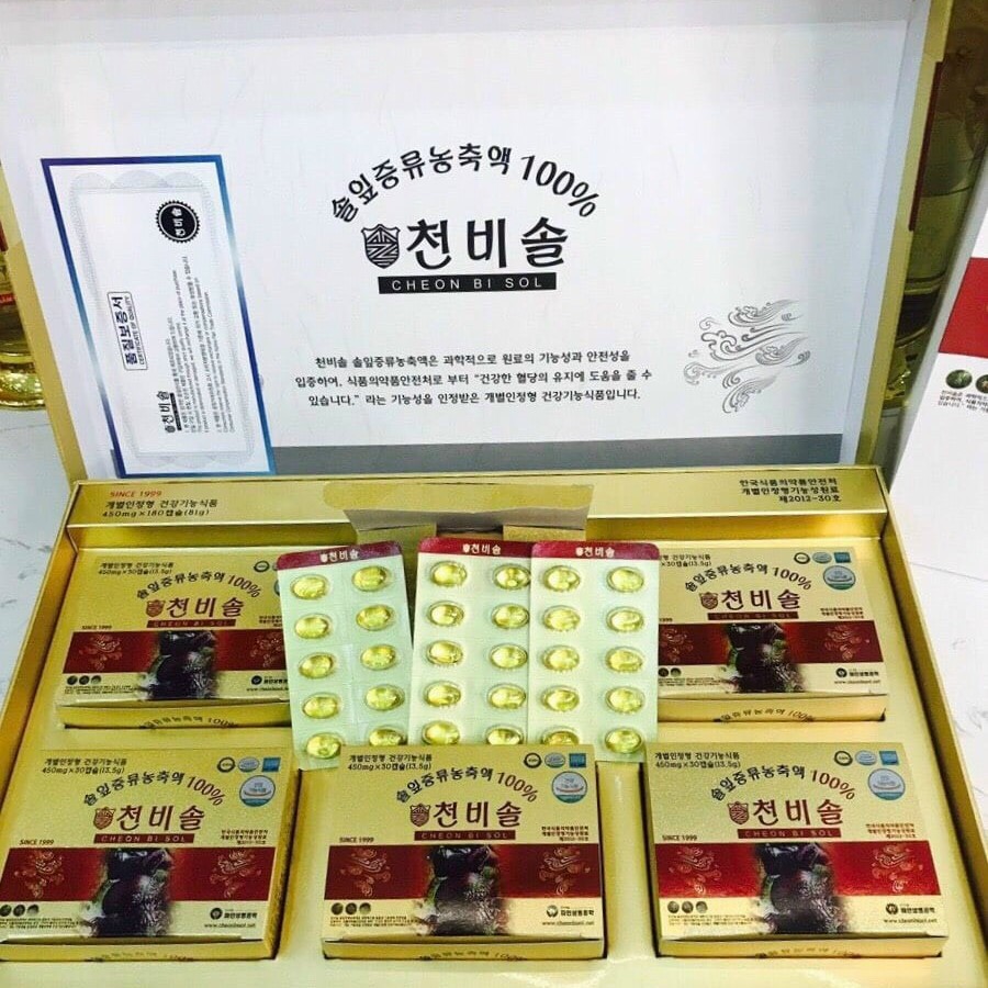 Tinh dầu thông đỏ Cheon Bi Sol Hàn Quốc